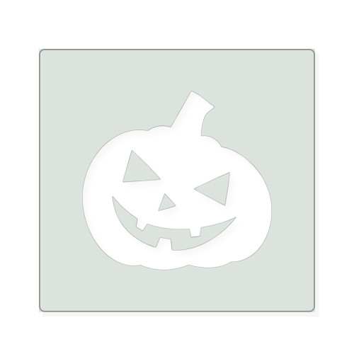 Jack O Lantern 2 Reusable Mylar Stencil, 10 mil Plastic Paint Stencil for Crafts and Decor
