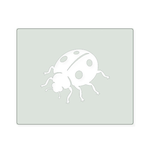 Ladybug 2 Reusable Mylar Stencil, 10 mil Plastic Paint Stencil for Crafts and Decor