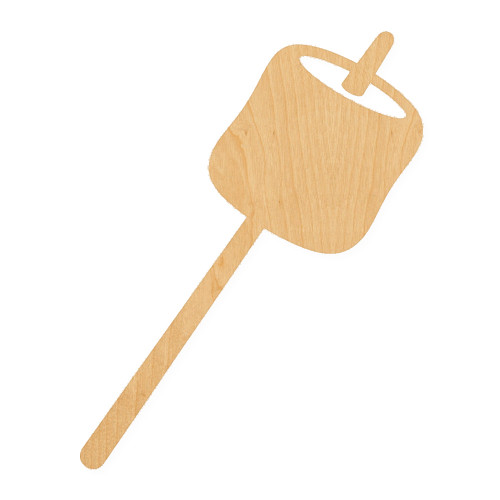 Marshmallow Stick Wood Cutout for Crafts, Unfinished Baltic Birch Craft Shape