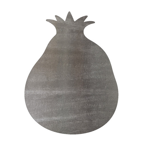 Pomegranate 2 Steel Cutout Shape, Raw Metal Wall Art and Craft Supply