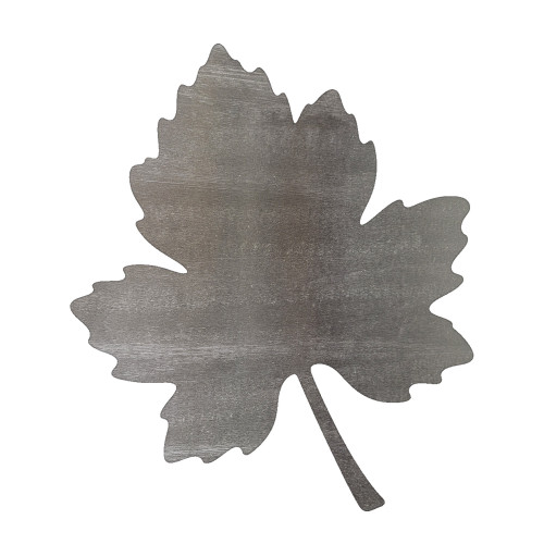 Pumpkin Leaf Steel Cutout Shape, Raw Metal Wall Art and Craft Supply