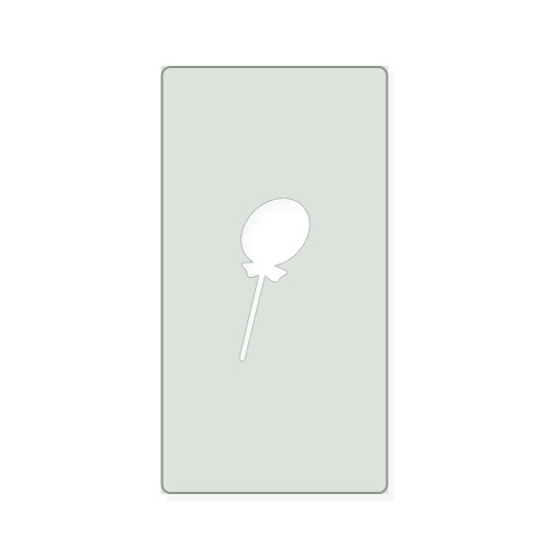 Lollipop Reusable Mylar Stencil, 10 mil Plastic Paint Stencil for Crafts and Decor