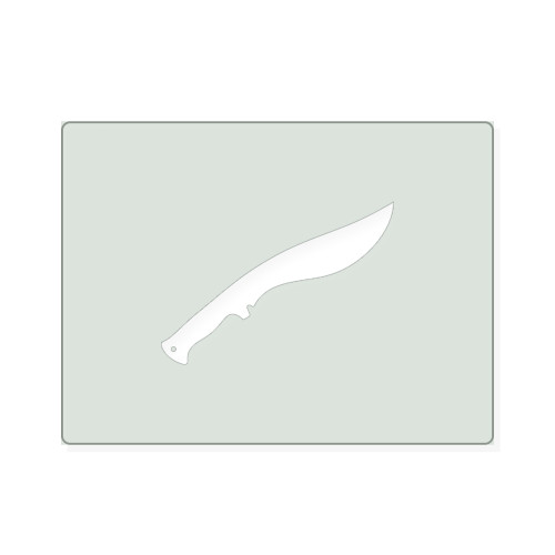 Machete Reusable Mylar Stencil, 10 mil Plastic Paint Stencil for Crafts and Decor
