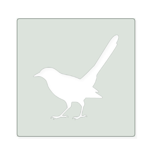 Magpie Reusable Mylar Stencil, 10 mil Plastic Paint Stencil for Crafts and Decor