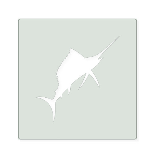 Marlin Reusable Mylar Stencil, 10 mil Plastic Paint Stencil for Crafts and Decor
