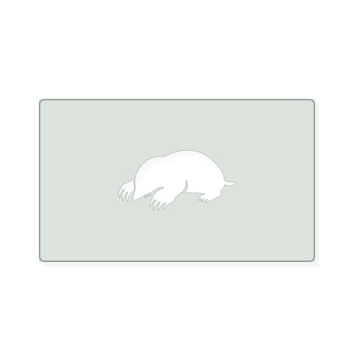 Mole 1 Reusable Mylar Stencil, 10 mil Plastic Paint Stencil for Crafts and Decor