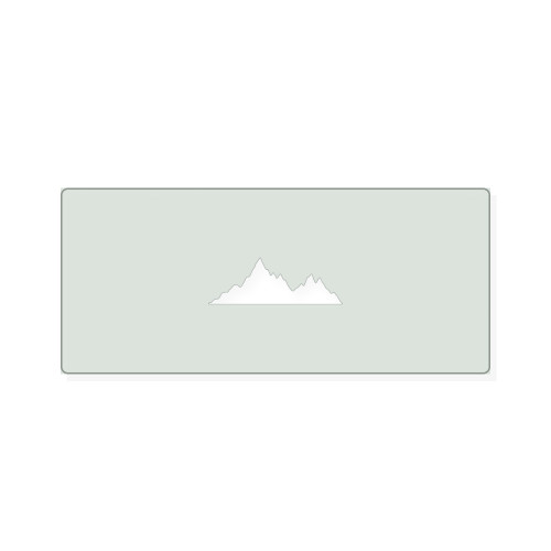 Mountain Range 2 Reusable Mylar Stencil, 10 mil Plastic Paint Stencil for Crafts and Decor