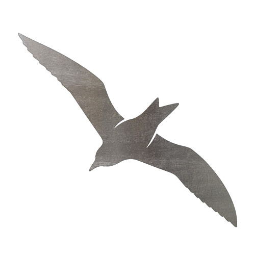 Sea Gull Steel Cutout Shape, Raw Metal Wall Art and Craft Supply
