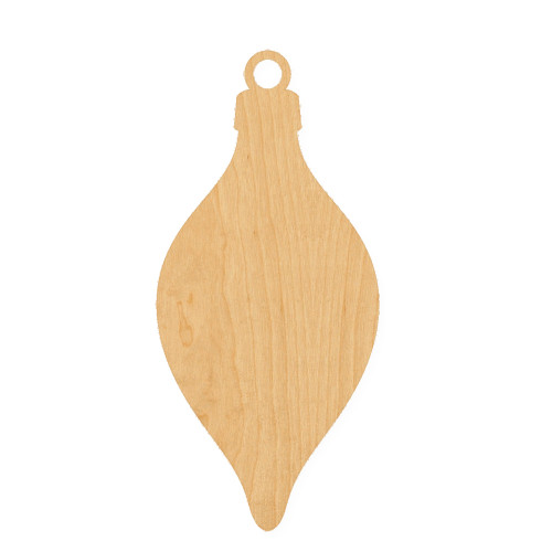 Ornament Wood Cutout for Crafts, Unfinished Baltic Birch Craft Shape