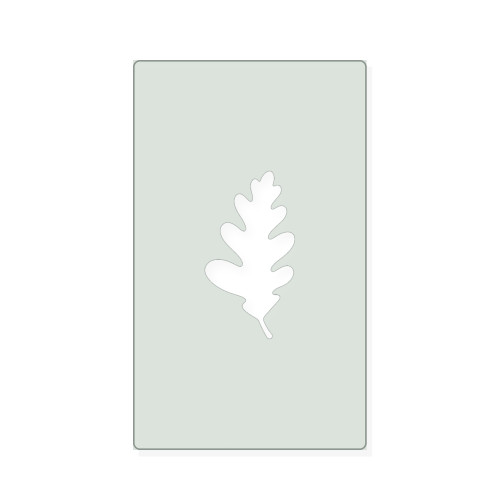 Oak Leaf 1 Reusable Mylar Stencil, 10 mil Plastic Paint Stencil for Crafts and Decor
