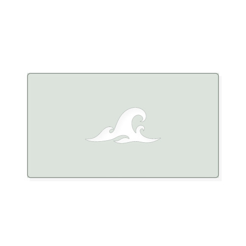 Ocean Wave Reusable Mylar Stencil, 10 mil Plastic Paint Stencil for Crafts and Decor