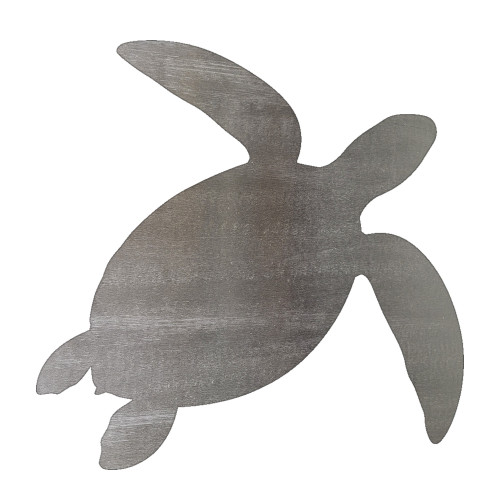 Sea Turtle 5 Steel Cutout Shape, Raw Metal Wall Art and Craft Supply