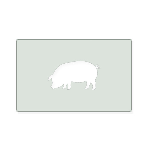 Pig 4 Reusable Mylar Stencil, 10 mil Plastic Paint Stencil for Crafts and Decor