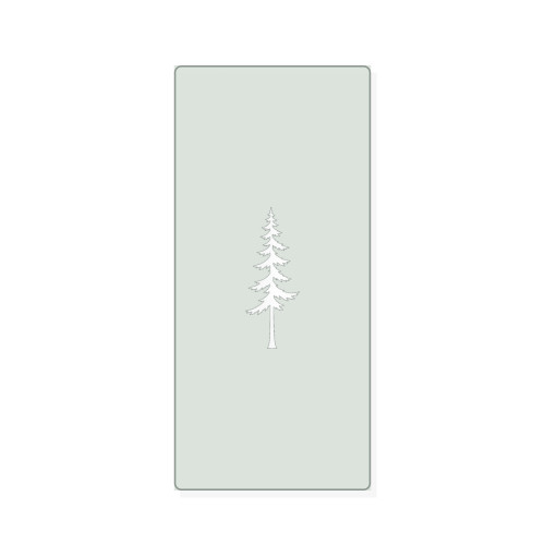 Pine Tree 1 Reusable Mylar Stencil, 10 mil Plastic Paint Stencil for Crafts and Decor