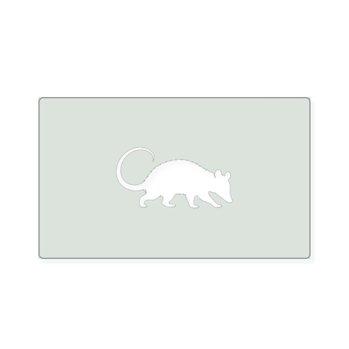 Possum Reusable Mylar Stencil, 10 mil Plastic Paint Stencil for Crafts and Decor
