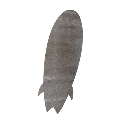 Surf Board 1 Steel Cutout Shape, Raw Metal Wall Art and Craft Supply
