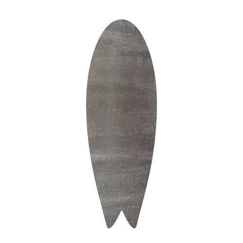 Surf Board 2 Steel Cutout Shape, Raw Metal Wall Art and Craft Supply