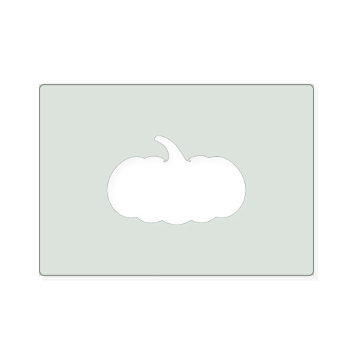 Pumpkin 3 Reusable Mylar Stencil, 10 mil Plastic Paint Stencil for Crafts and Decor