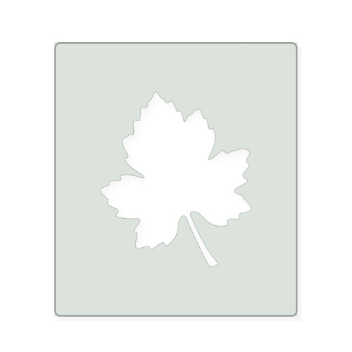 Pumpkin Leaf Reusable Mylar Stencil, 10 mil Plastic Paint Stencil for Crafts and Decor