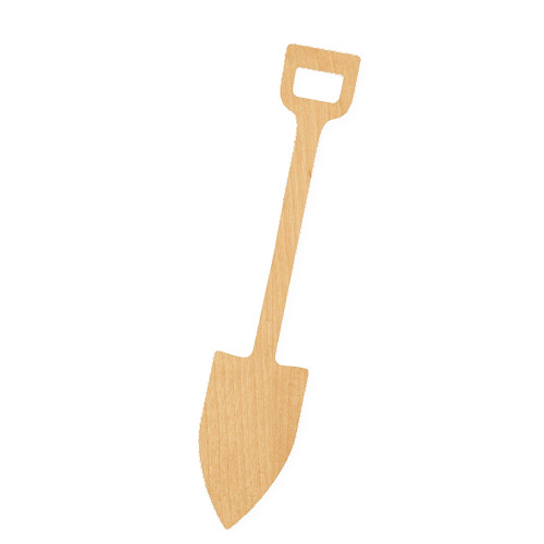 Shovel 2 Wood Cutout for Crafts, Unfinished Baltic Birch Craft Shape