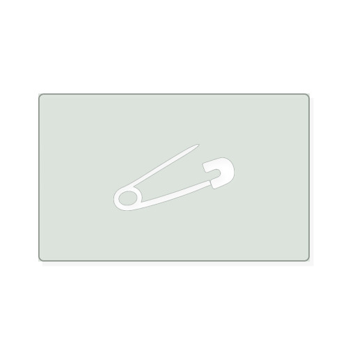 Safety Pin 2 Reusable Mylar Stencil, 10 mil Plastic Paint Stencil for Crafts and Decor