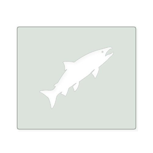 Salmon Fish Jumping Reusable Mylar Stencil, 10 mil Plastic Paint Stencil for Crafts and Decor