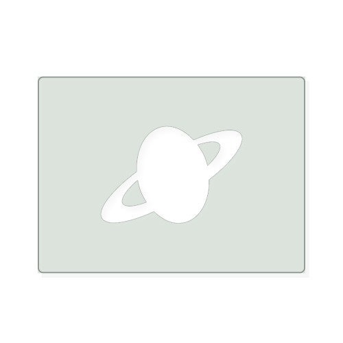 Saturn Reusable Mylar Stencil, 10 mil Plastic Paint Stencil for Crafts and Decor