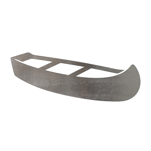 Canoe 1 Steel Cutout Shape, Raw Metal Wall Art and Craft Supply