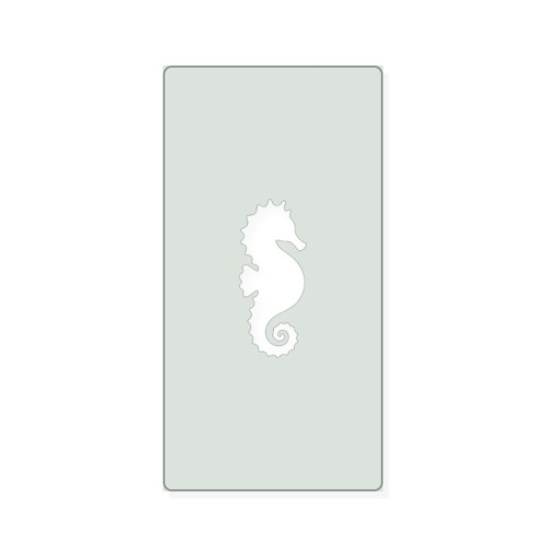 Seahorse Reusable Mylar Stencil, 10 mil Plastic Paint Stencil for Crafts and Decor