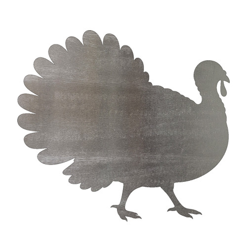 Turkey 4 Steel Cutout Shape, Raw Metal Wall Art and Craft Supply