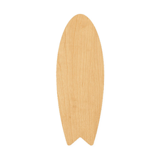 Surf Board 4 Wood Cutout for Crafts, Unfinished Baltic Birch Craft Shape