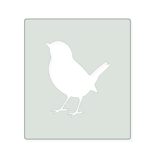 Sparrow Reusable Mylar Stencil, 10 mil Plastic Paint Stencil for Crafts and Decor