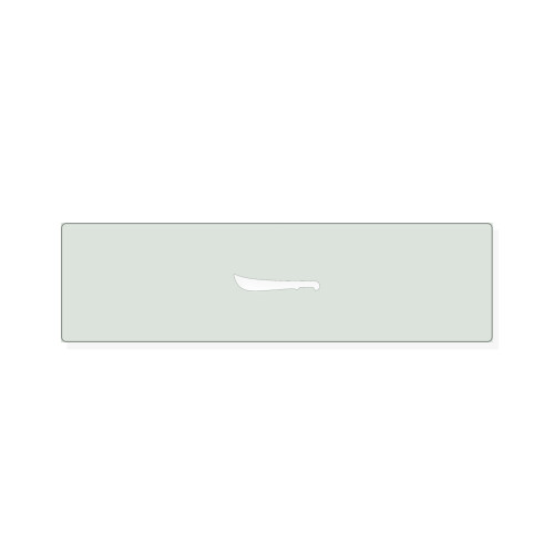 Machete Reusable Mylar Stencil, 10 mil Plastic Paint Stencil for Crafts and Decor