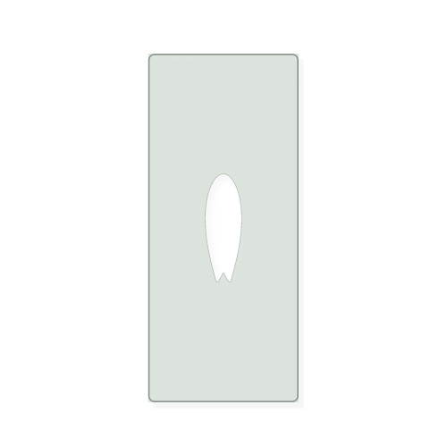Surf Board 2 Reusable Mylar Stencil, 10 mil Plastic Paint Stencil for Crafts and Decor