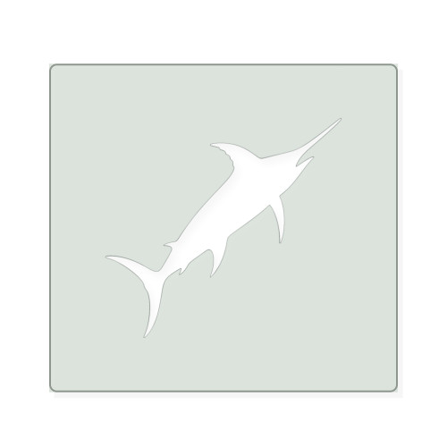 Swordfish Reusable Mylar Stencil, 10 mil Plastic Paint Stencil for Crafts and Decor