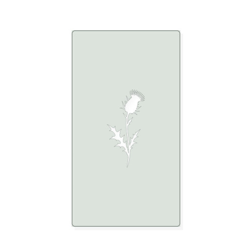 Thistle Reusable Mylar Stencil, 10 mil Plastic Paint Stencil for Crafts and Decor