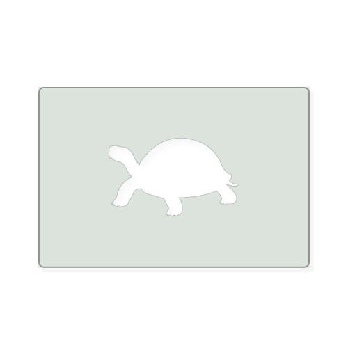 Tortoise Reusable Mylar Stencil, 10 mil Plastic Paint Stencil for Crafts and Decor