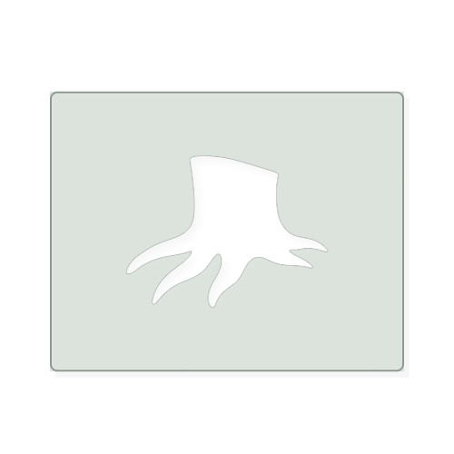 Tree Stump Reusable Mylar Stencil, 10 mil Plastic Paint Stencil for Crafts and Decor