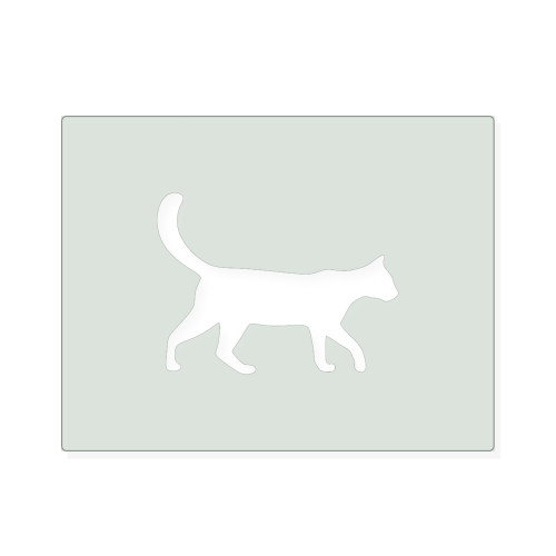 Cat 3 Reusable Mylar Stencil, 10 mil Plastic Paint Stencil for Crafts and Decor