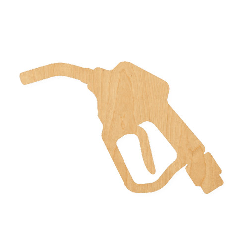 Gas Pump Wood Cutout for Crafts, Unfinished Baltic Birch Craft Shape
