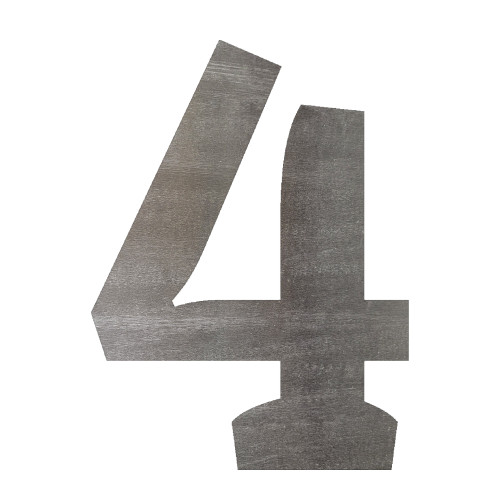 Number 9 Steel Cutout Shape, Raw Metal Wall Art and Craft Supply