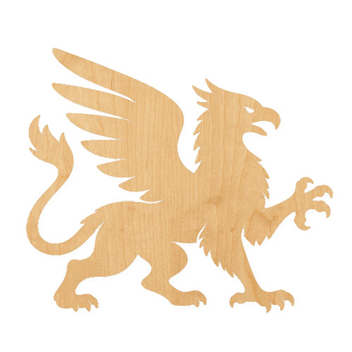 Griffin Wood Cutout for Crafts, Unfinished Baltic Birch Craft Shape