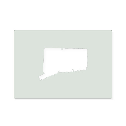 Connecticut Reusable Mylar Stencil, 10 mil Plastic Paint Stencil for Crafts and Decor