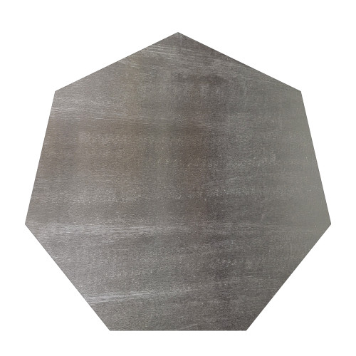 Heptagon Steel Cutout Shape, Raw Metal Wall Art and Craft Supply