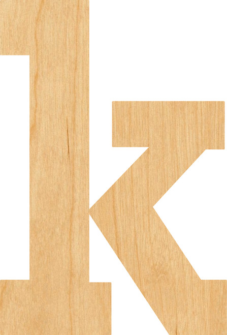 Lowercase Letter K