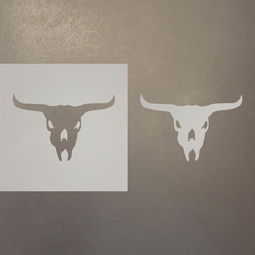 Bison Skull 1 Reusable Mylar Stencils