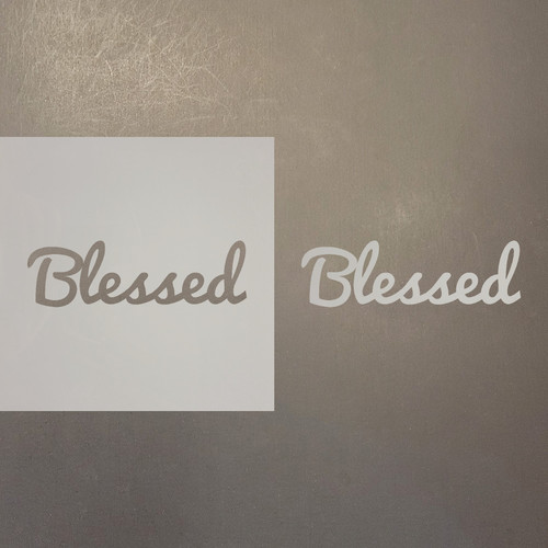 Blessed Reusable Mylar Stencils