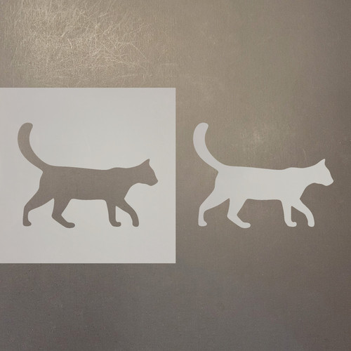 Cat Reusable Mylar Stencils