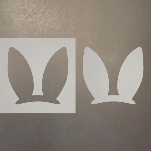 easter bunny ears Reusable Mylar Stencils