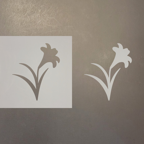 easter lily Reusable Mylar Stencils